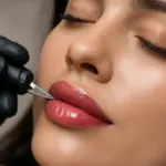 Come si crea l’effetto glossy sulle labbra con il trucco permanente? Metodo collaudato per riflessi luminosi